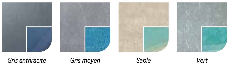 Nuancier 3D Effect : 4 motifs imprimés