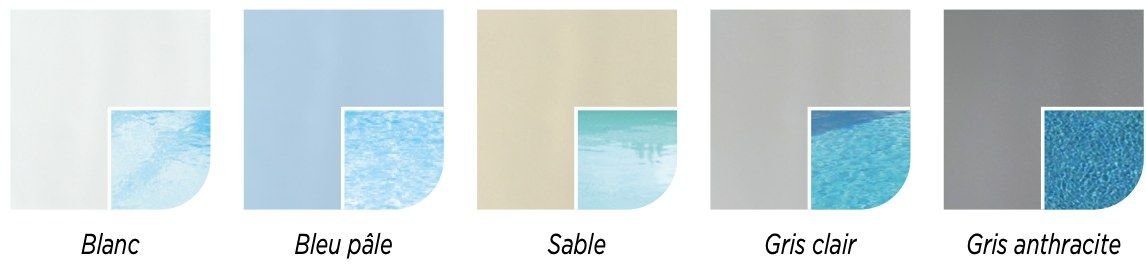 Nuancier Antidérapant : 5 coloris unis