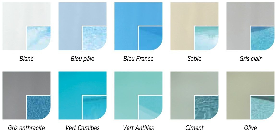 Nuancier Dreamliner 2015 uni : 10 coloris unis